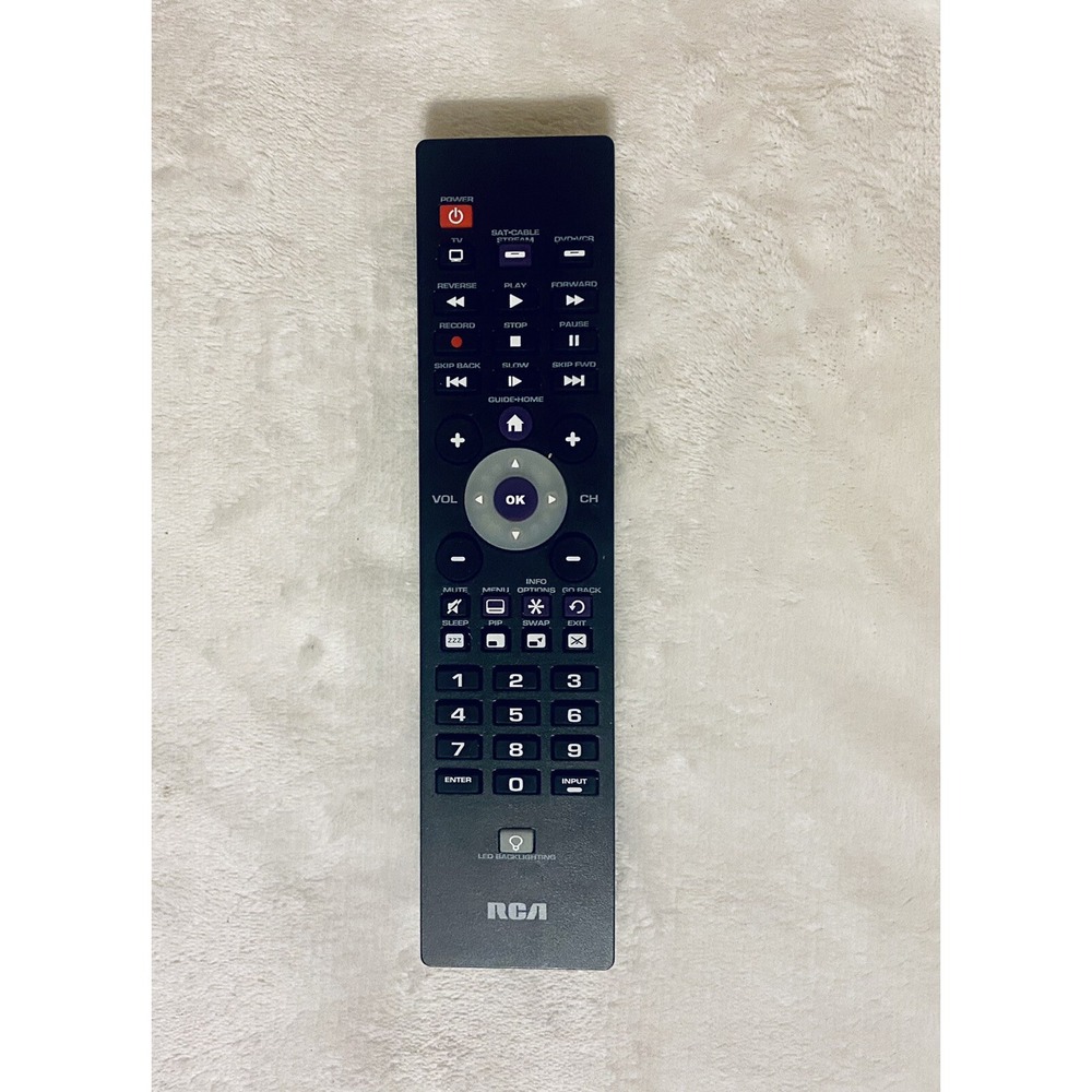 RCA Universal Remote Control LED Backlighting RCR003RWD R25947 5R45CX Tested